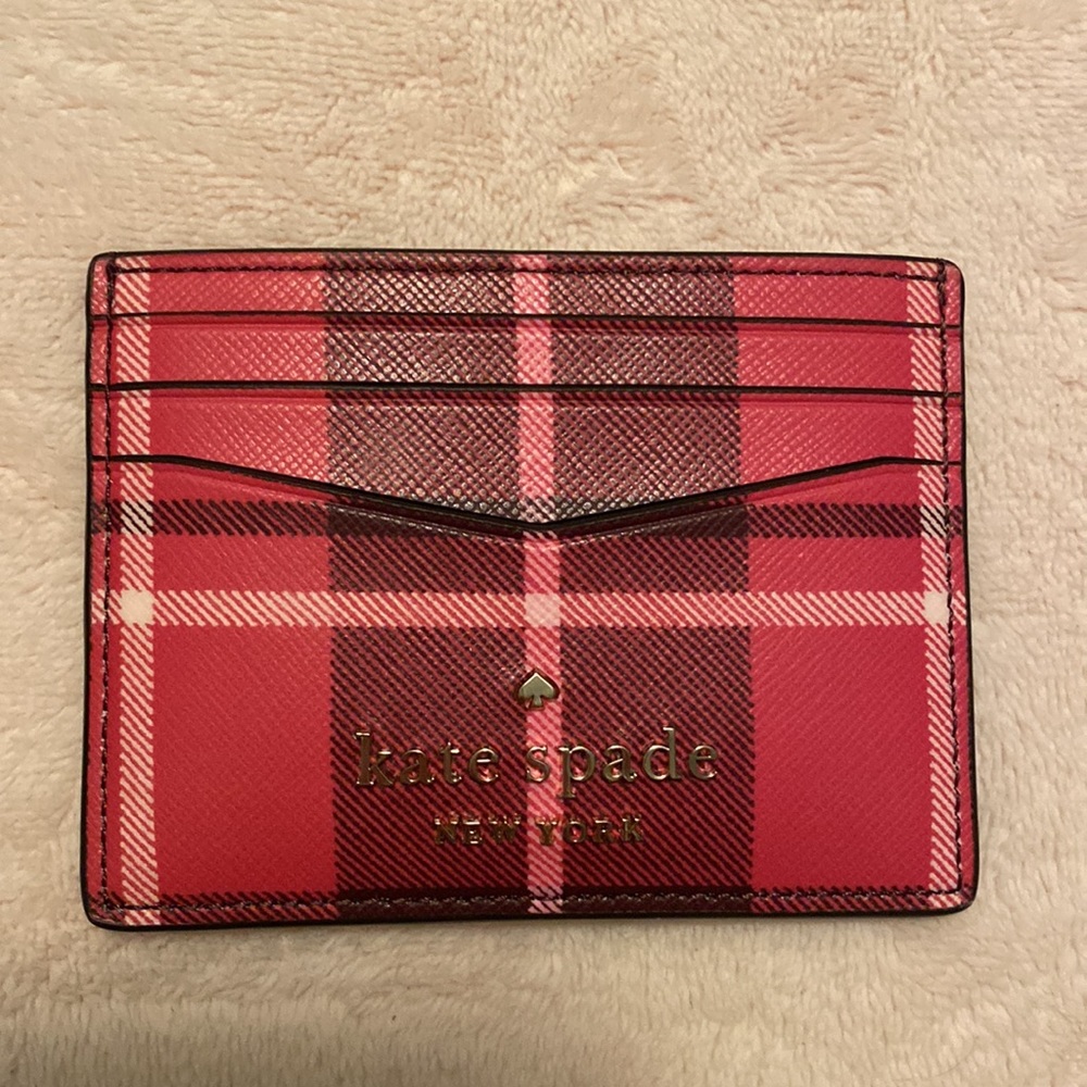 NWOT Kate Spade Leila Plaid Crossbody & CC Wallet - Picture 11 of 14